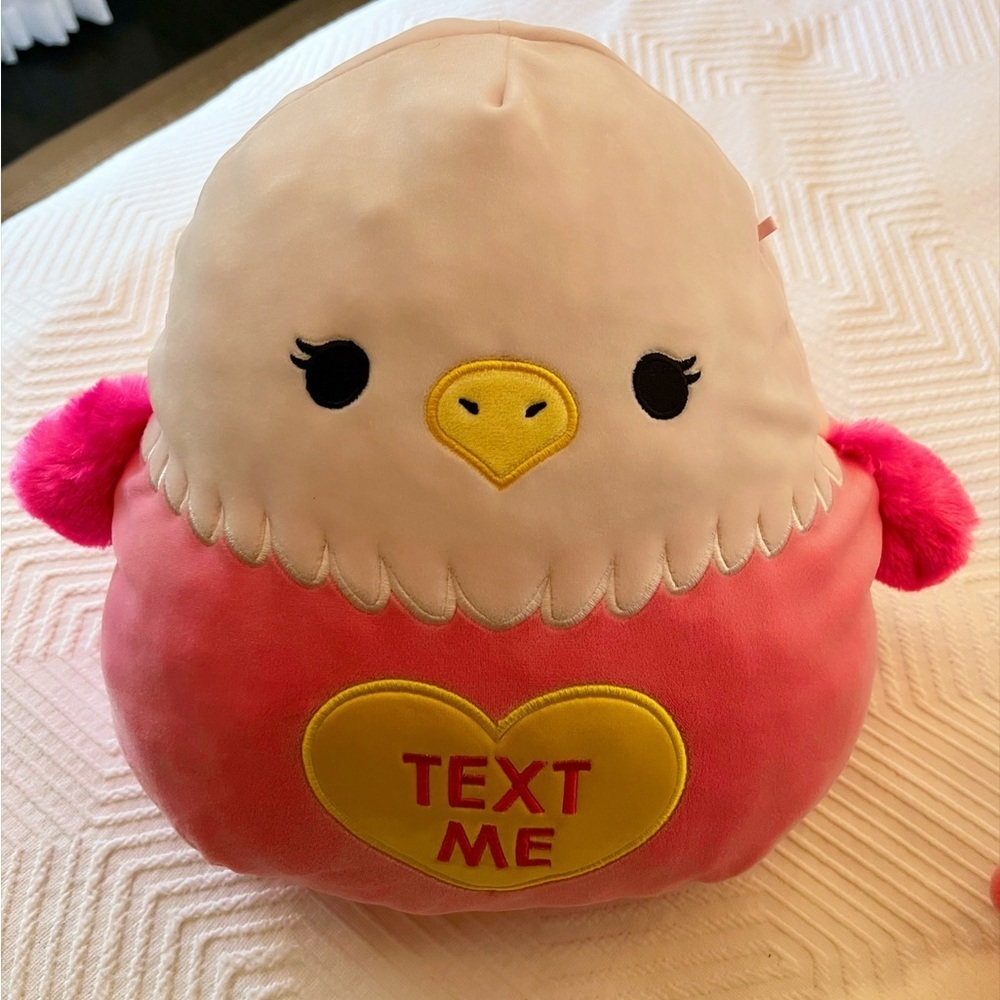 Original Squishmallows Pink Eagle 12" 2023 Valentine Release